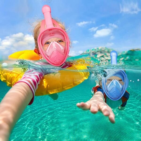 QingSong Kids Snorkel Mask Full Face |Paradise Island Hurghada